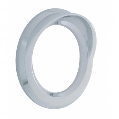 4 Inch Chrome Plastic Security Ring with Snap-On Visor