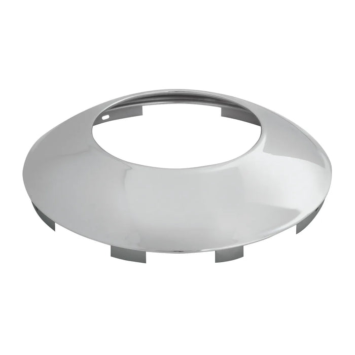 Universal Front Notched Hubdometer Cap - Stainless Steel - 7/16" Lip