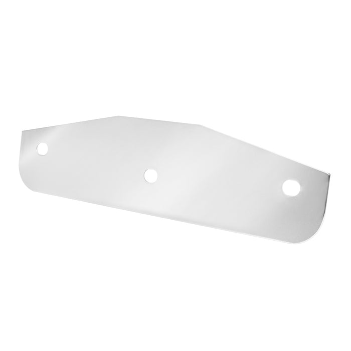 Light And Medium Duty Truck 12 Inch Mud Flap Bottom Plate  - Stainless Steel Without Backing Plate