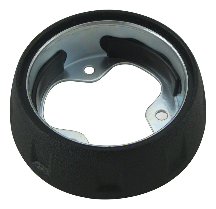 Black Textured Bezel For 3 Hole Bolt Pattern Wheel