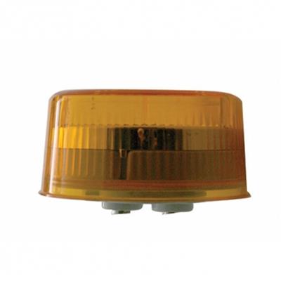9 LED 2 Inch Reflector Clearance Marker - Amber / Amber