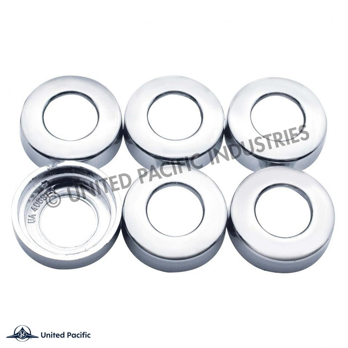 Chrome Plastic Toggle Switch Nut Cover (6) - Kenworth