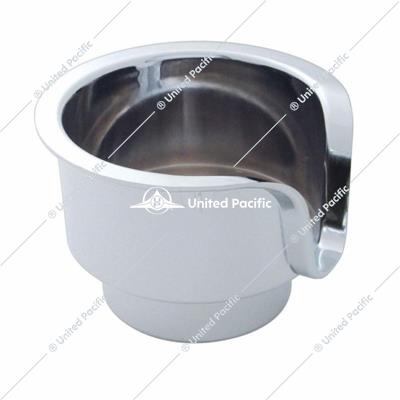 Chrome Plastic Cup Holder Insert for Kenworth and Peterbilt