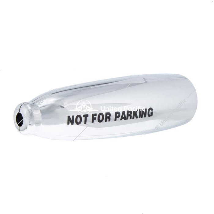 Chrome Plastic "Not For Parking" Air Valve Lever Cover For 2006+ Kenworth