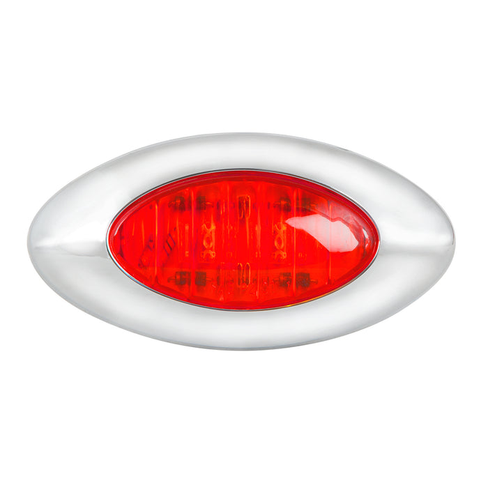 Plug In Small Y2K LED Marker Light - Red LED/Red Lens