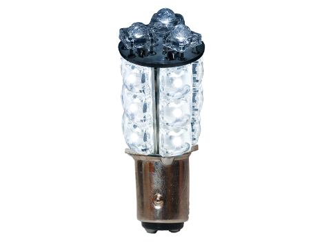 5mm LED Cool White Bulb - 18 Diodes - Style 1157