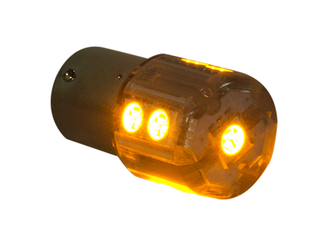 5mm LED Amber Bulb - 9 Diodes - Style 89 Series