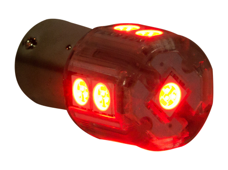 5mm LED Red Bulb - 9 Diodes - Style 90 Series