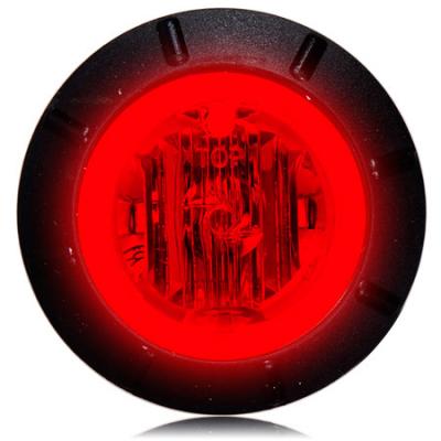 1 1/4 Inch LED Mini Combination Clearance Marker Light - Red