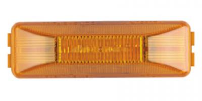Four Inch Rectangular Clearance Marker - Amber