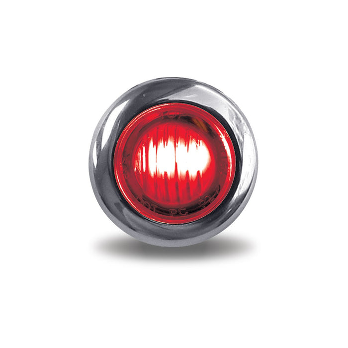 Mini Button LED 3 Wire - Red