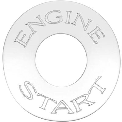 Stainless Steel Engine Start Switch Plate