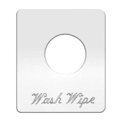 Stainless Steel Wash Wipe Switch Plate